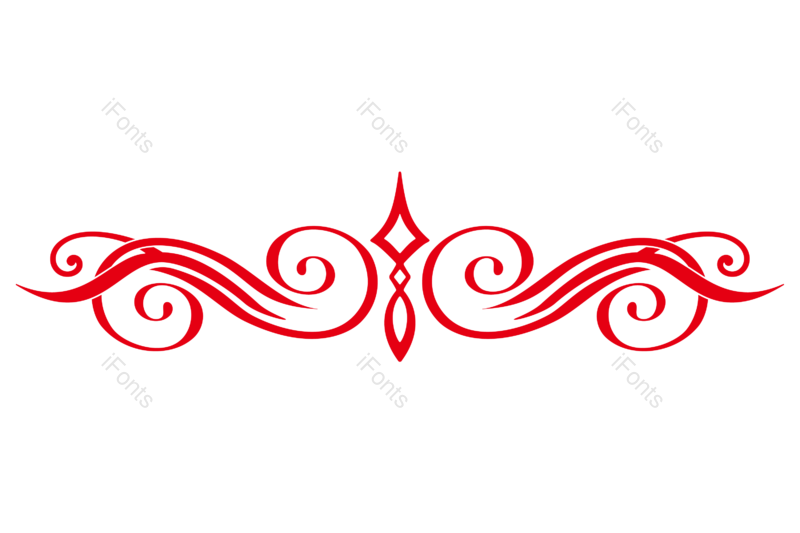 中式花纹图片,红色元素,红色花纹PNG,免抠素材